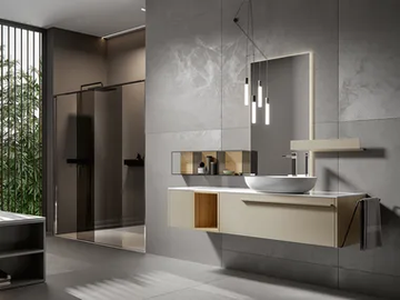 GIU 9108 - Wall-mounted vanity unit with drawers by Edoné by Agorà - view 2